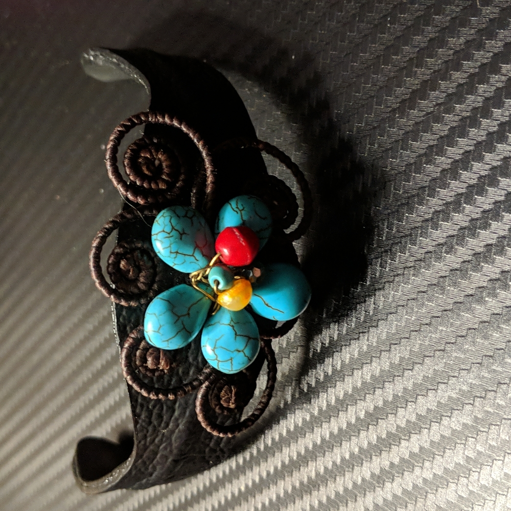 Boho Adjustable Turquoise Bracelet